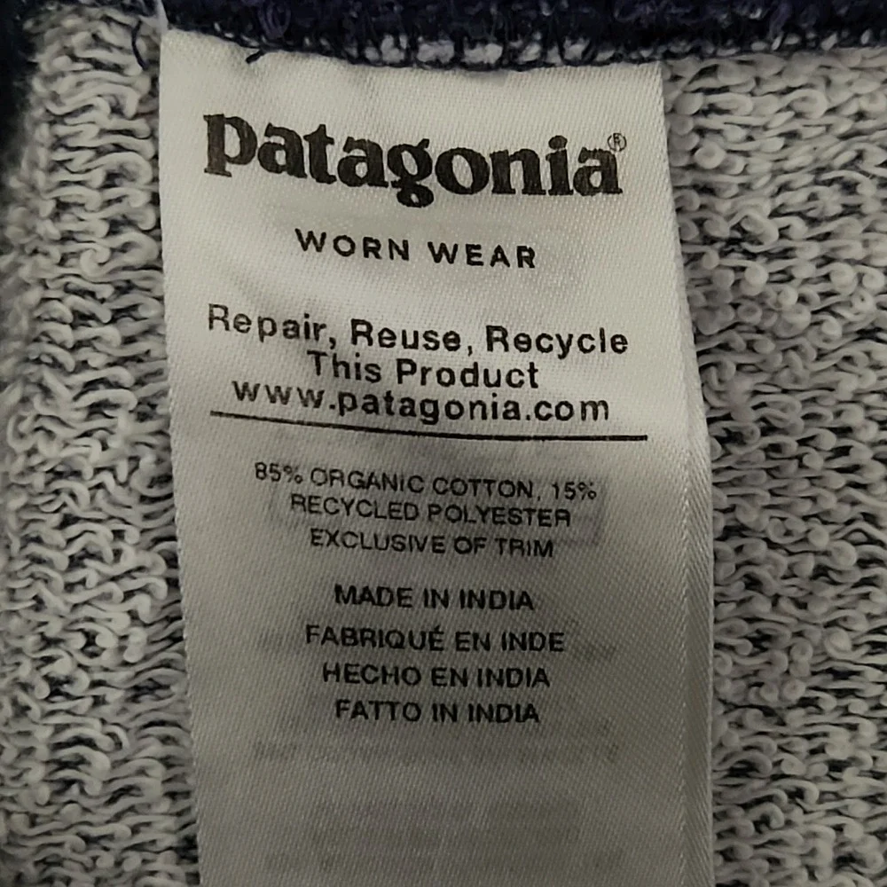 Patagonia Mahnya Pants Boys Medium Blue Fleece‎ Joggers 66590FA19